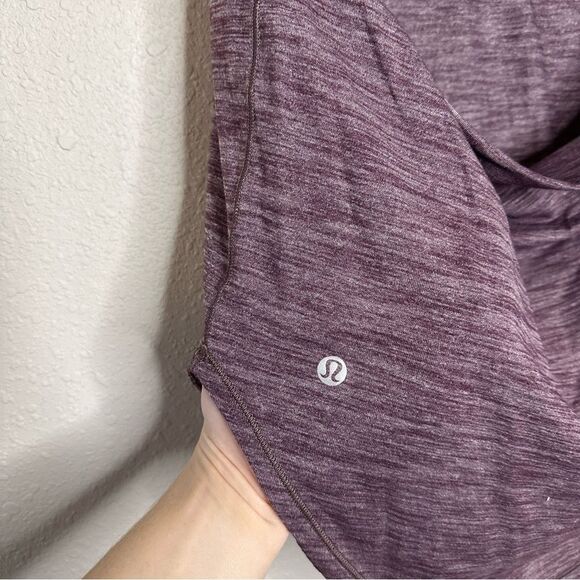 Lululemon Free to be Serene Tank Top Heathered Black Cherry Radiant Multi - Picture 4 of 7